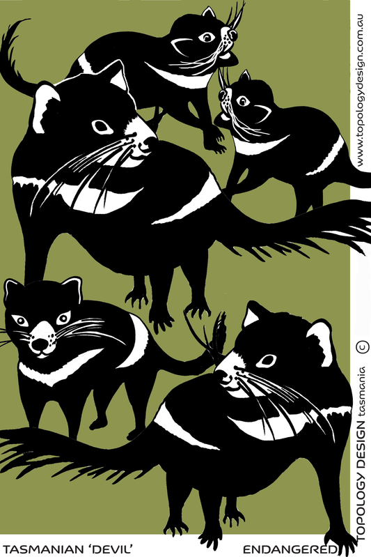 Tea Towel - Tasmanian Devil