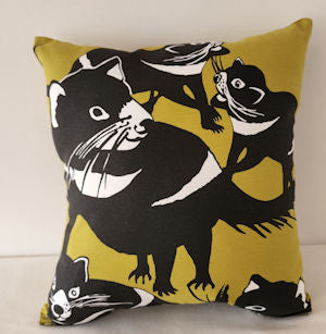 Cushion - Endangered Tasmanian Devil (square)