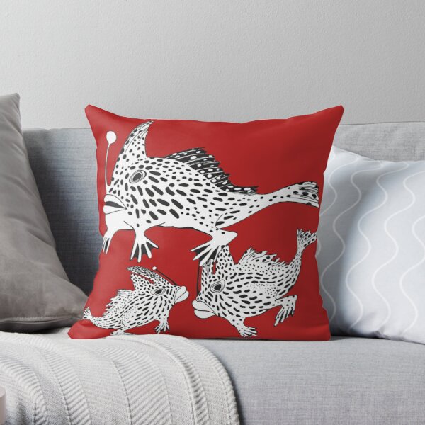 Cushion - Endangered Spotted Handfish (square)
